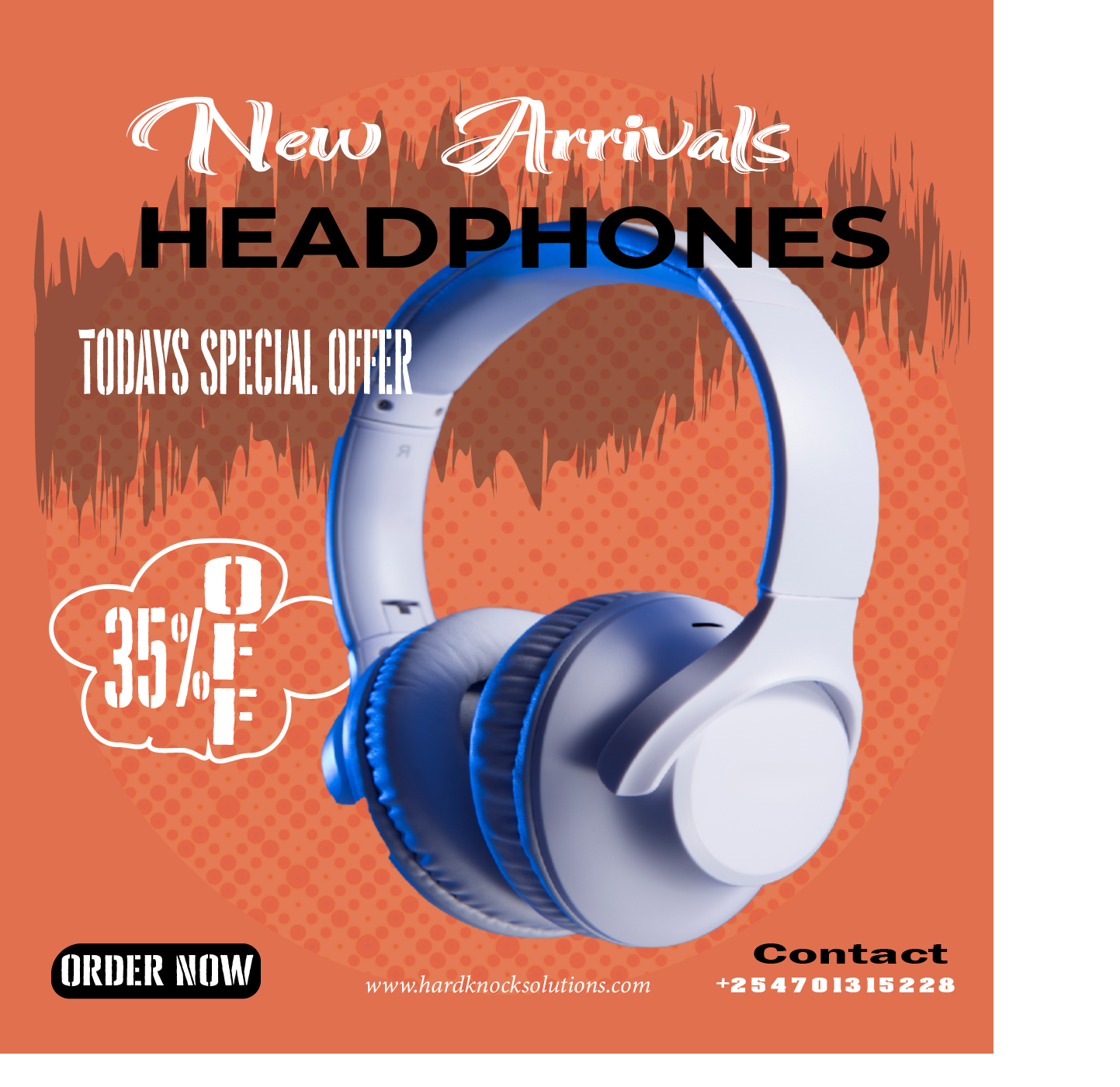 Products Poster Headphones by HardKnock Solutions