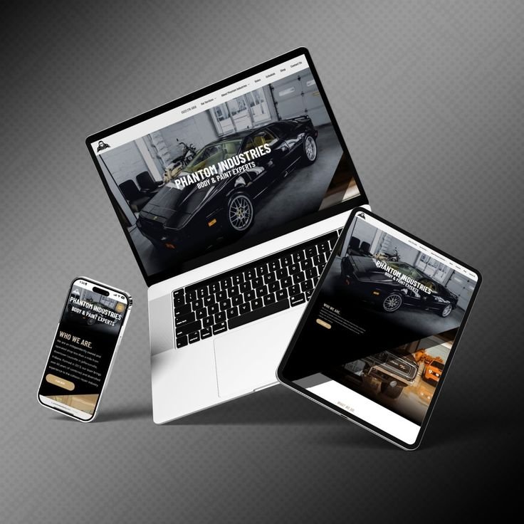 Phantom Industries Website Designed By Hardknock Solutions